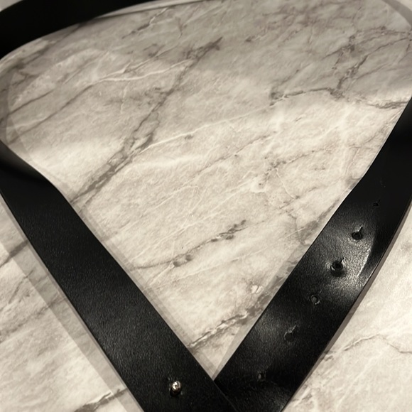 NEW Valentino gold embossed black belt only - Picture 7 of 7